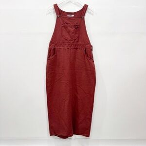 Marin Apparel Company M.A.C. Cotton Overall Dress Made in USA Large